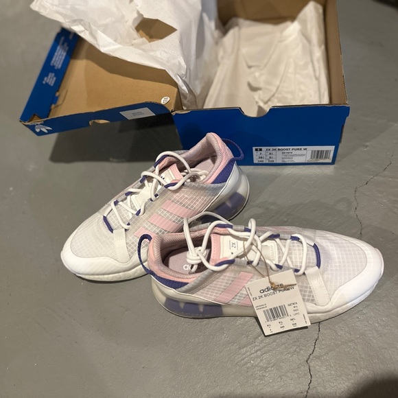 Women’s Adidas ZX 2K Boost Pure W Runners
Brand new - Picture 6 of 6